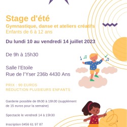 STAGE D'ETE 