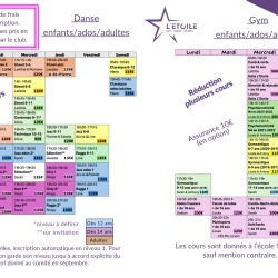 HORAIRE 2026-2027