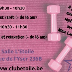 COURS MERCREDI MATIN